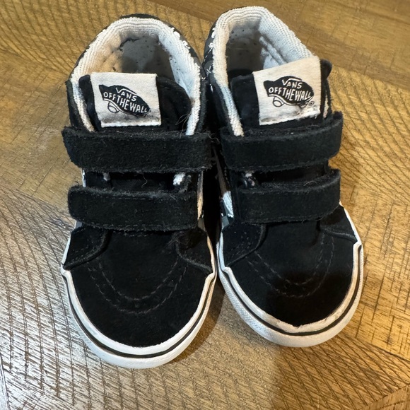 Vans Black and Gray Toddler Dinosaur High-Top Sneakers - Picture 8 of 8